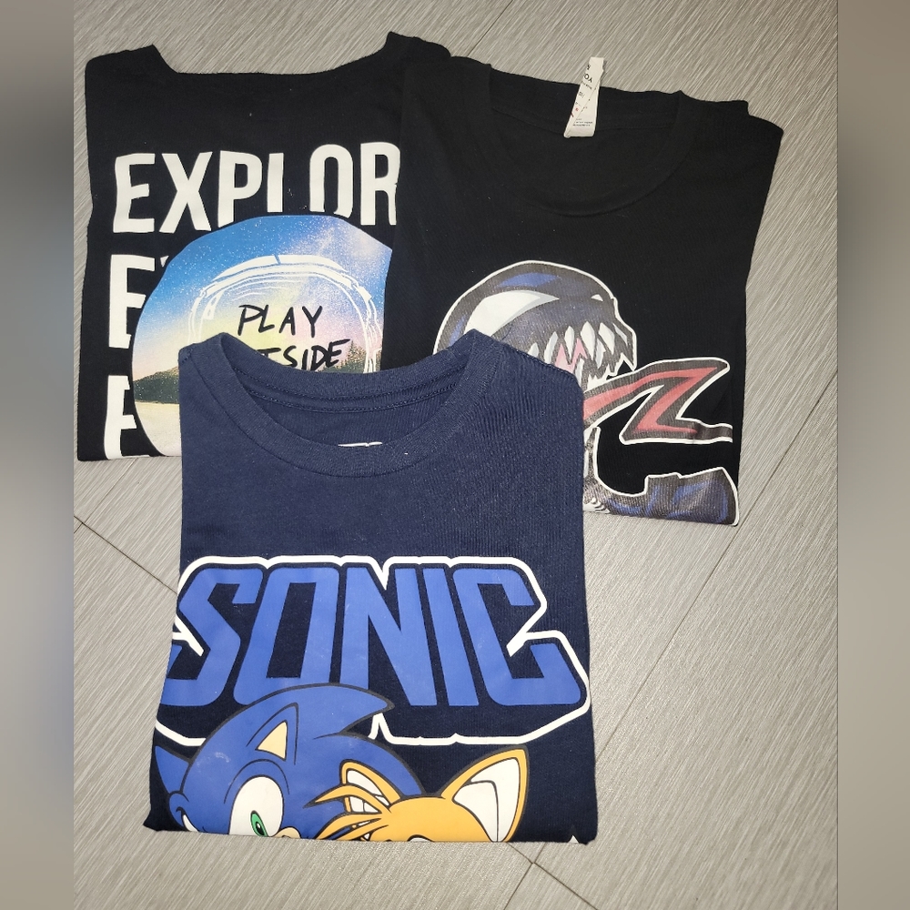 Boys Graphic T-Shirt bundle of 3pcs -Size M(8)